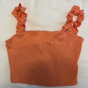 Aritzia Sunday Best Firecracker Tank in Neon Sunset Size S